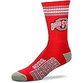 For Bare Feet NCAA unisex-child 4 Stripe Deuce Crew Ncaa