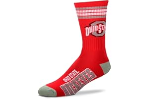 For Bare Feet NCAA unisex-child 4 Stripe Deuce Crew Ncaa