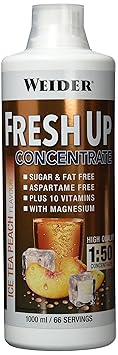 Weider, Fresh up Konzentrat, Eistee Pfirsich, 1er Pack (1x 1l)