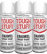 Q&H White Gloss Spray Paint 400ml Metal Wood Plastic Quick Dry Hard-Wearing view 5