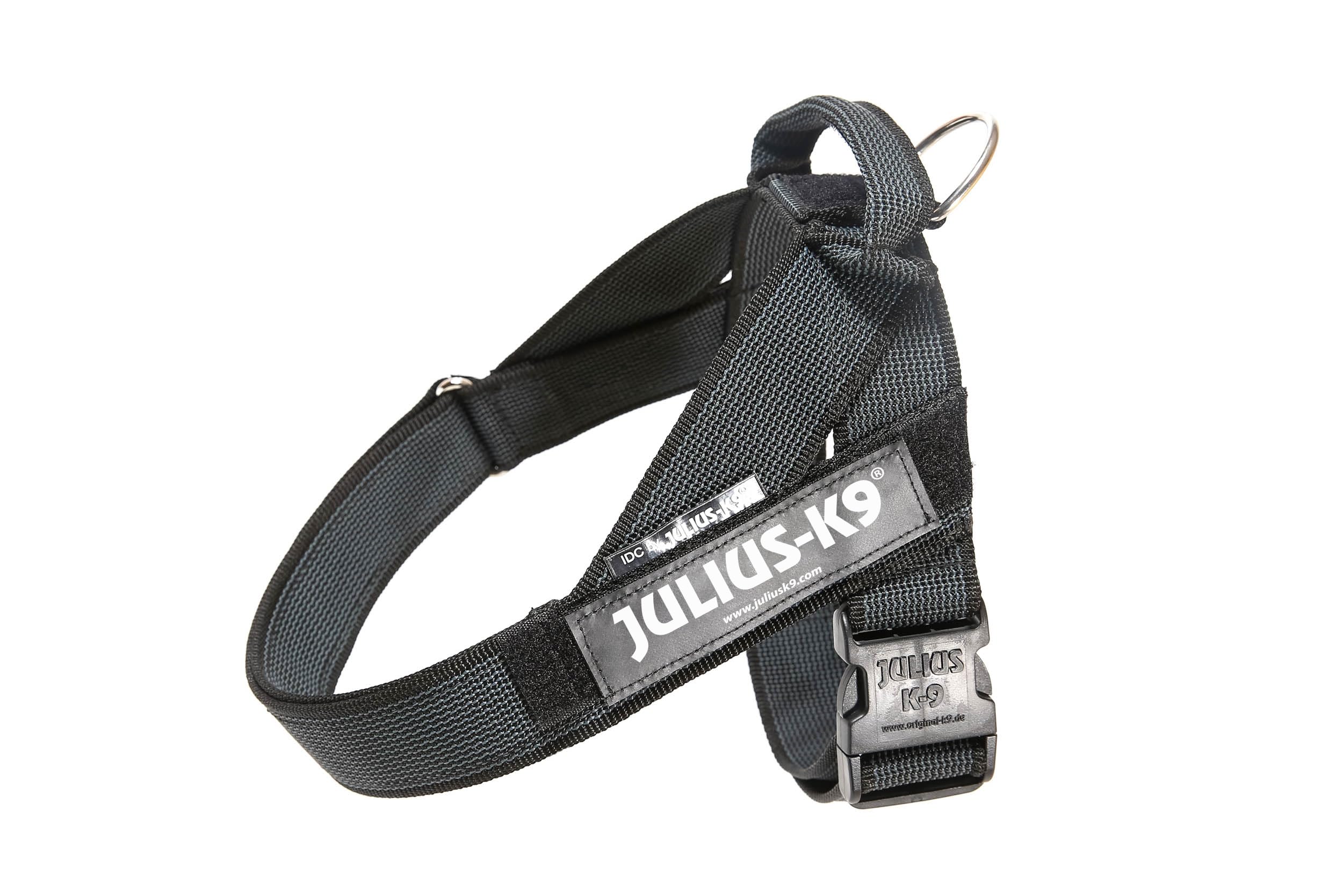 Julius-K9, IDC Color & Gray Belt Harness, Size: L / 1, Black-Gray โ image 1