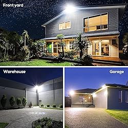 2Pack 80W LED Flood Light Outdoor, Security Light