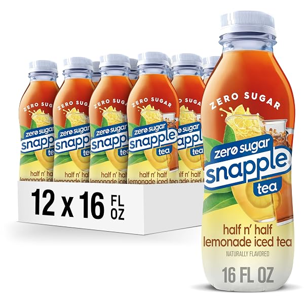 SNAPPLE ZERO SUGAR HALF ‘N HALF TEA, 16...