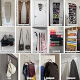 Damita Over The Door Hooks 4 Packs Stainless Steel Coat Hangers White view 4