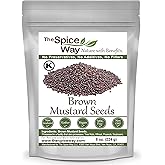 The Spice Way Brown Mustard Seeds - whole seeds, 8 oz