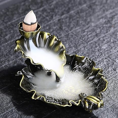 Amazon 倒流香 香炉 逆流香 流川香 煙が下に流れ お香ホルダー 香炉用品 茶道 置物 陶芸 開運 風水 香熏香炉 自然の雰囲気 ヨガ 瞑想 仏壇用香炉 オンライン通販