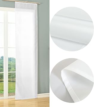 Amazon De Schiebegardine Flachenvorhang Wildseide Optik Vorhang