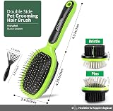 PET Seeker Double Sided Dog Brush Anti Slip Handle Free Cleaning Tool view 2
