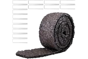 EAZY2HD Black Rubber Mulch for Landscaping 120in L x 4.5in W Recycled Garden Edging Border Mat Natural Looking Permanent Garden Mulch Barrier for Plants Vegetables & Flowers 15 U-Shaped Steel Stakes
