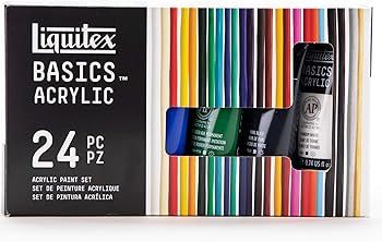 Liquitex BASICS 24 Tube Acrylic Paint Set