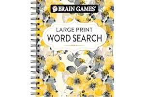 Brain Games - Large Print Word Search (Floral)