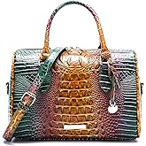 Makcr Joacbv Top-Handle Crocodile Purses For Women Crossbody Leather Bags Trendy Large Capacity Tote with Shoulder Strap