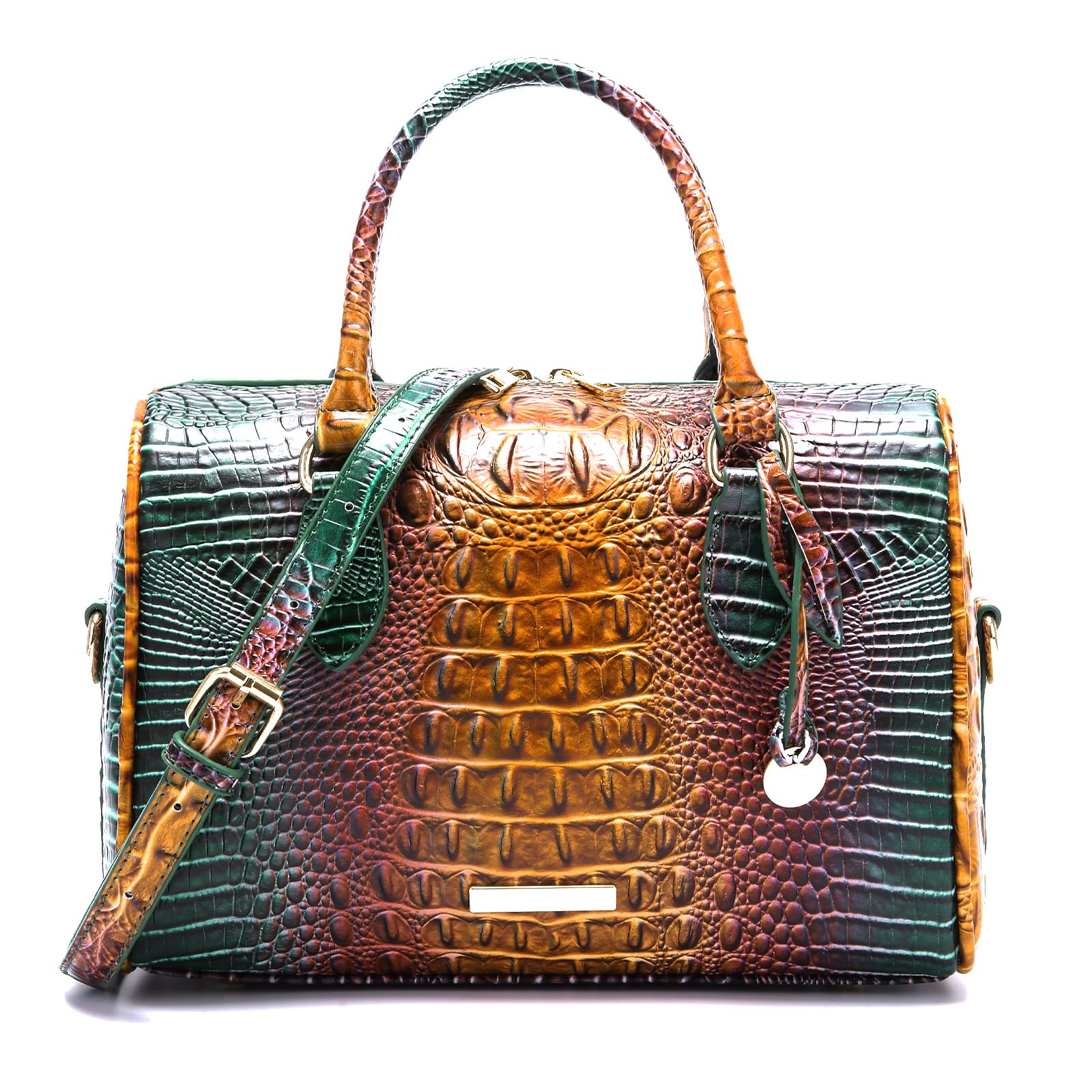 Photo 1 of Makcr Joacbv Top-Handle Crocodile Purses For Women Crossbody Leather Bags Trendy Large Capacity Tote with Shoulder Strap