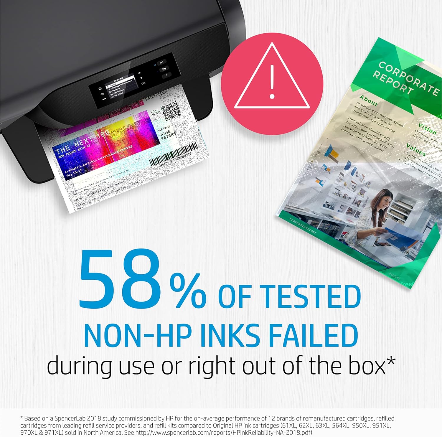 Printers Accessories Office Electronics 6za56an 2 Cartridges Hp 65 Tri Colour Original Ink Agreena Com