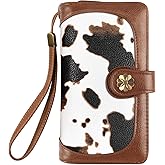 Coco Rossi Wallets for Women Multi Card Holder Wallet Clutch Wallet Card Holder Organizer Ladies Purse with Wrist strap Purse