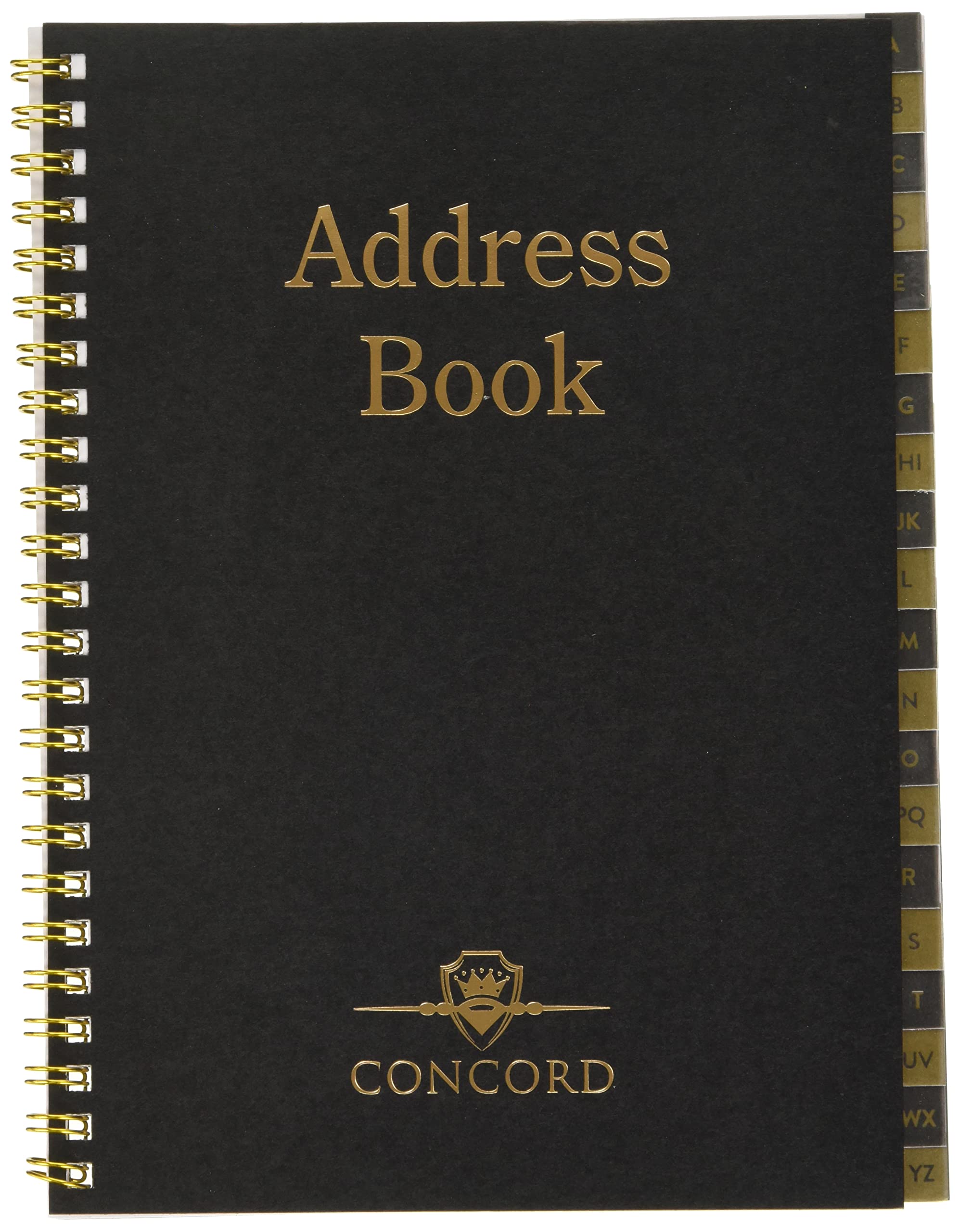 Concord CD10 Address Book Wirebound Board Cover A5 Ref 87110
