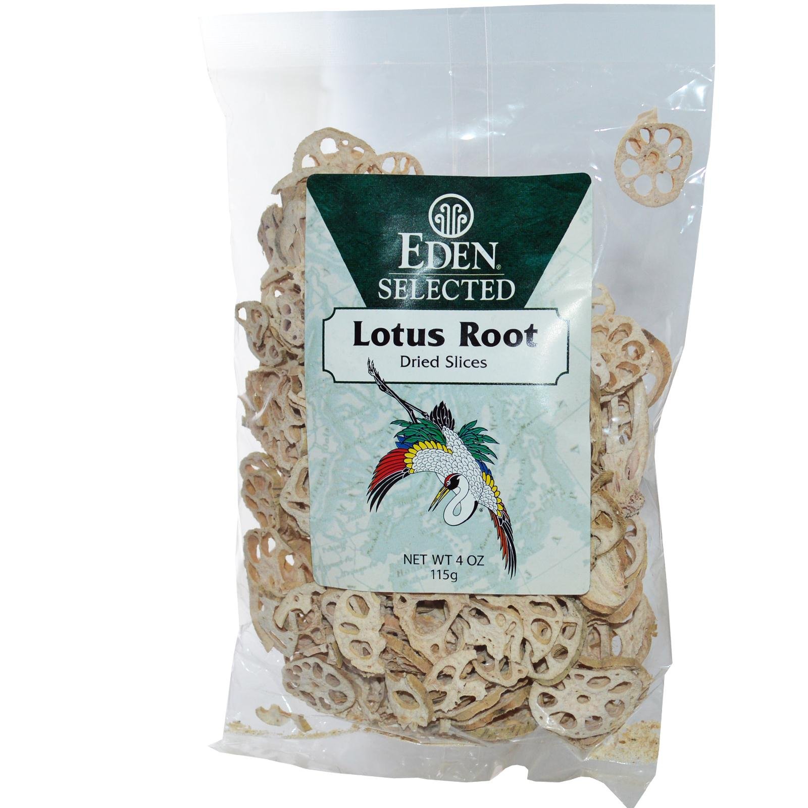 Eden Lotus Root, 4 oz, Dried, Sliced- Buy Online in United Arab