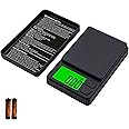 VITSOL Digital Pocket Scale 1000g x 0.01g Weigh Gram Scale, Mini Scale, Digital Grams Scale, Food Scale, Jewelry Scale, Kitchen Scale with Backlit LCD, 7 Units Tare, Battery Included, Black