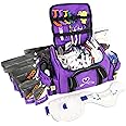 Lightning X Pre-Stocked EMS/EMT Trauma Kit w/Large First Responder Bag & 256 First Aid Medical Supplies - Purple