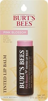 Burt's Bees Tinted Lip Balm Pink Blossom 0.15 oz Pack of 2 view 2