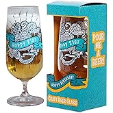 Boxer Gifts 21st Birthday Craft Beer Glass | Unique Glassware Gift for Him