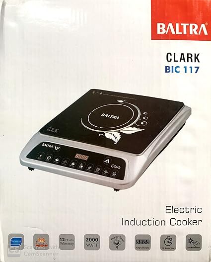 Buy Baltra Bic 117 Induction Cooktop Black And Grey Online At