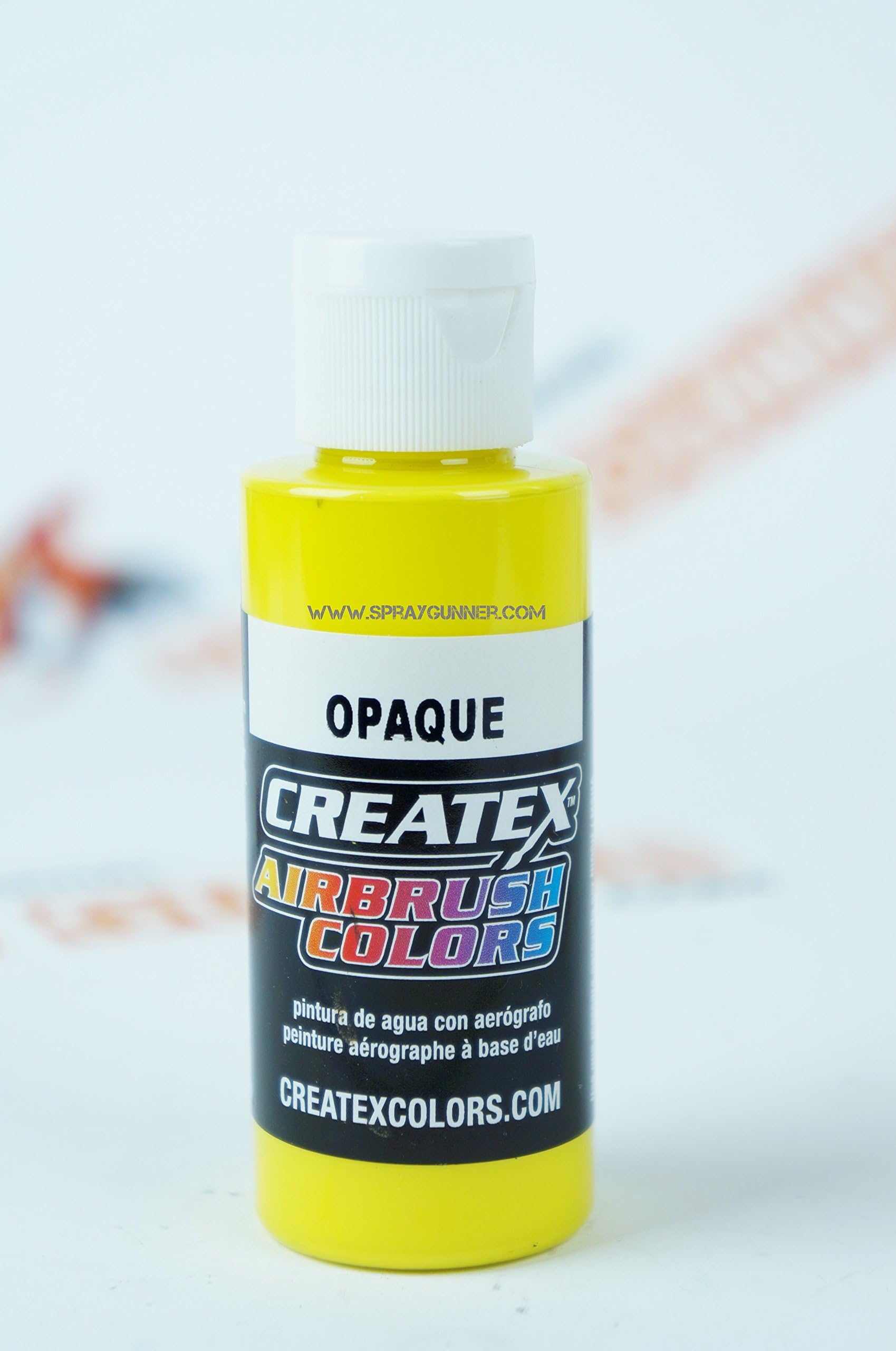 Createx Airbrush Colors 5204 Opaque Yellow 2oz. Paint. by SprayGunner