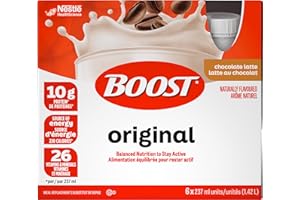 BOOST Original Meal Replacement Drink Choc Latte, 6 Boxes, 1.5 kg