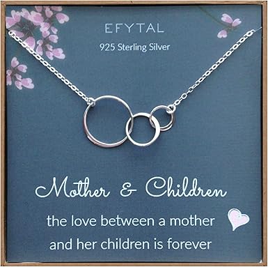 mother 2 child necklace