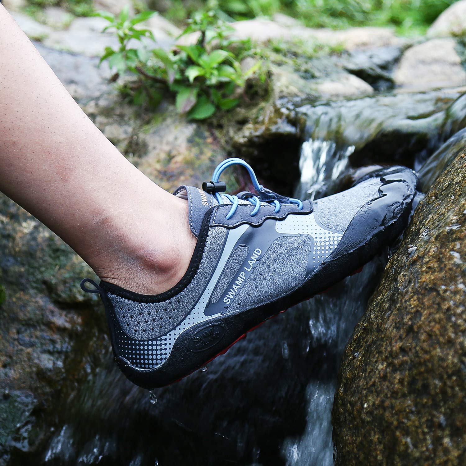 katliu Mens Water Shoes Wide Barefoot Hiking Trail Running Shoe Womens