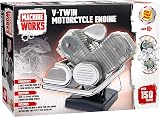 Machine Works Build Your Own V-Twin Engine Toy Model Kit 150+ Parts view 1