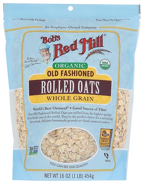 BOB’S RED MILL ORGANIC OLD FASHIONED ROLLED OATS,...