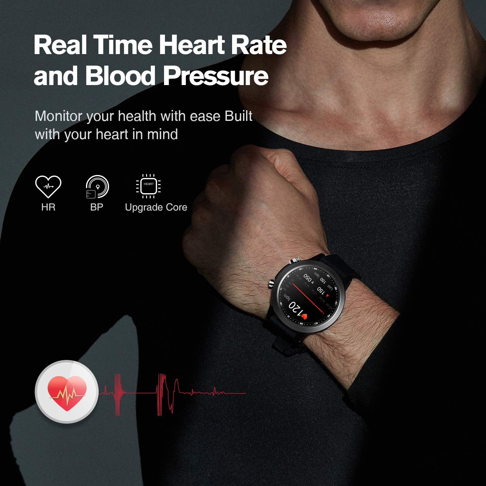 Sanag Smart Watch Compatible With Iphone And Android Phones