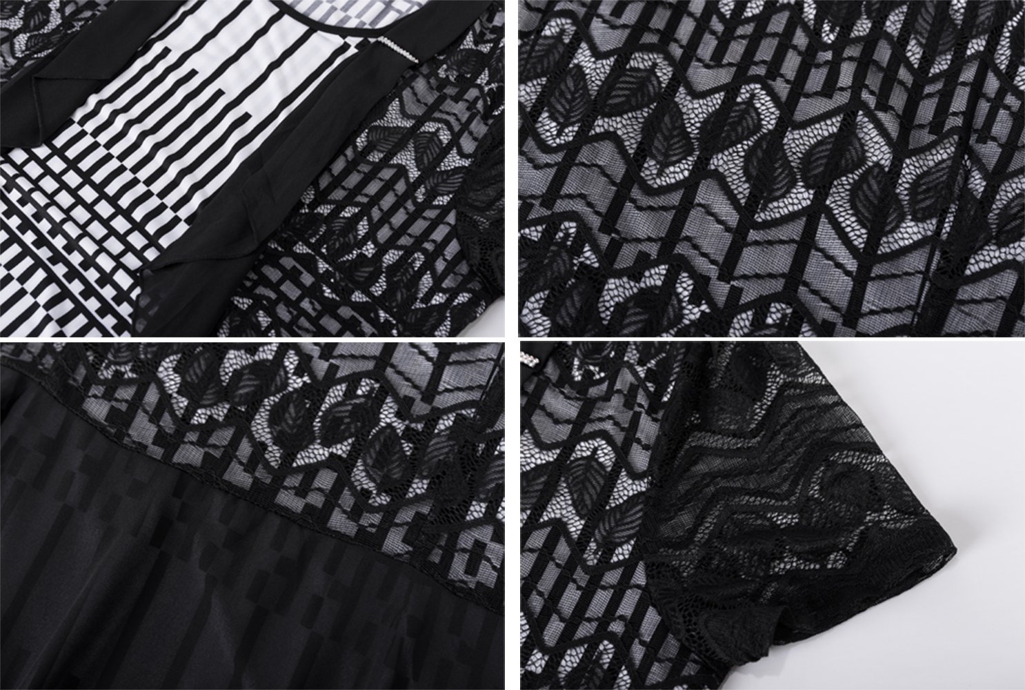 DILANNI Womens Lace Short Sleeve Comfy Tunic Tops for Leggings T-Shirt for Mom