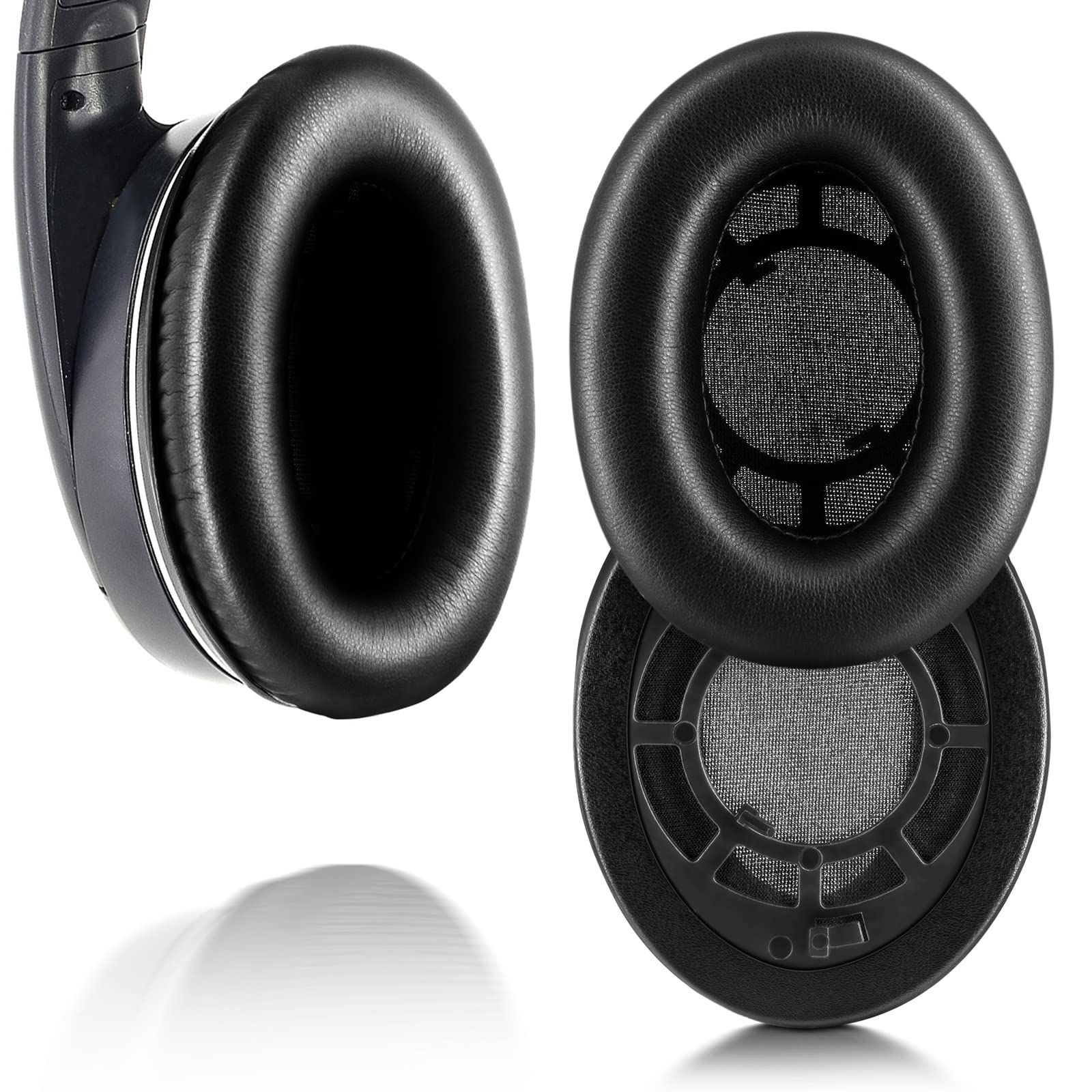 Replacement Ear Pads for Sennheiser RS120, HDR120, RS100, RS110, RS115, RS117, RS119 Headphones (Protein Leather)
