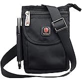 Ranboo Small Crossbody Purse Messenger Bag Belt Pouch Cell Phone Holster with Belt Clip Belt Loop Shoulder Strap Fit for iPhone 17 Pro Max 15 Pro Max 14 Pro Max Samsung Galaxy S25 Edge S24 Ultra