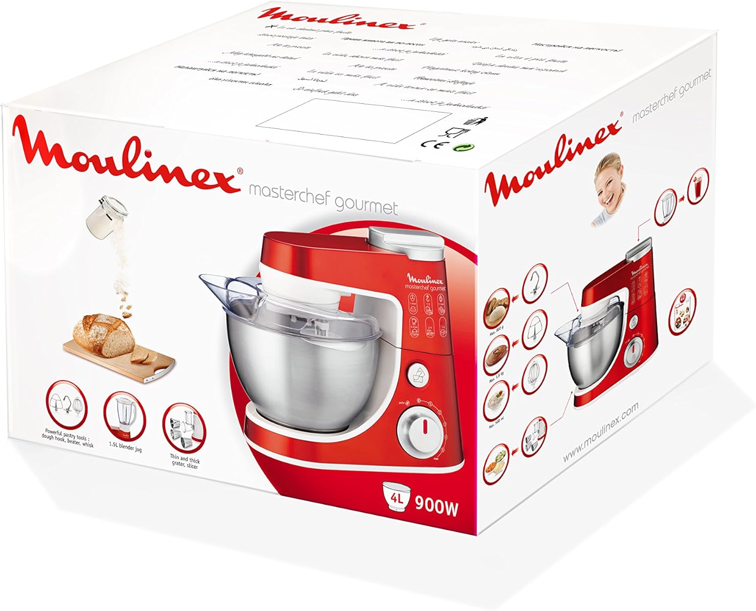 moulinex masterchef gourmet 900w