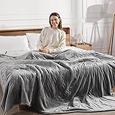 Heated Blanket King Size Electric Blanket 100''X90'' - Fast Heating Blanket Ultra Soft Sherpa, Dual Controllers with 5 Heat Levels & 10 Hrs Timer, Machine Washable Queen Heated Blanket(Gray)