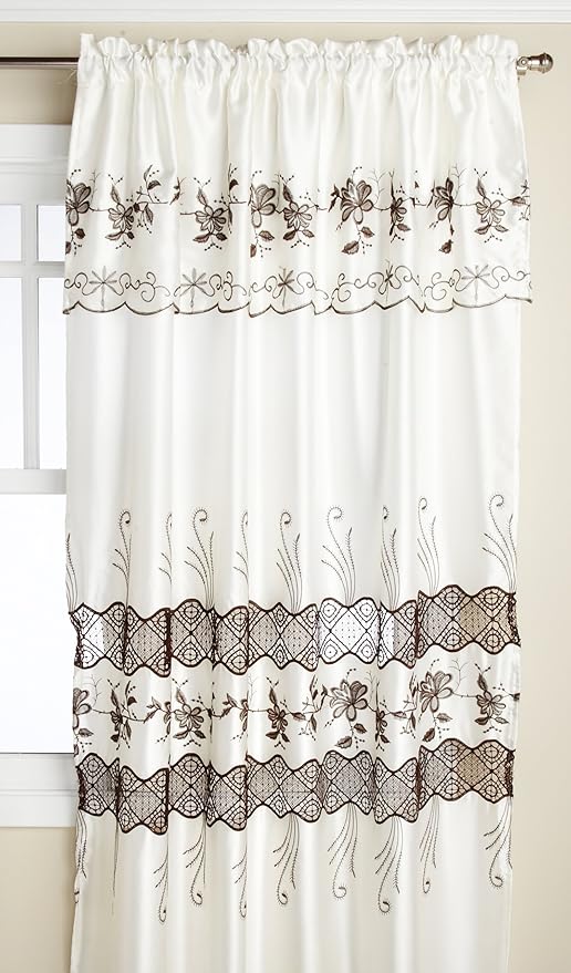 Rt Designers Collection Mayfield Macrame Window Panels 55 By 90