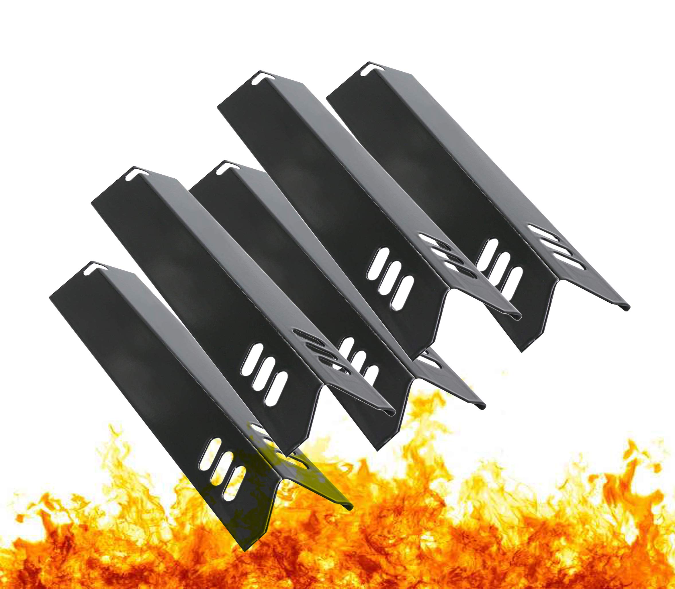 Photo 1 of Adviace Bigbox Grill Heat Shield Plate for Backyard Grill BY13-101-001-12, BY13-101-001-13, GBC1460W, GBC1461W, 15 inch Burner Cover for Dyna-Glo DGF510SBP, DGF493BNP, Uniflame, BHG Grill (5 Packs)