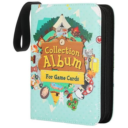 amiibo card binder Amazon.com: iofeiwak Mini Amiibo Card Display Album, Brown, 0.82x1.22 inch, Faux Leather, Waterproof, 20 Sleeves Included : Video Games