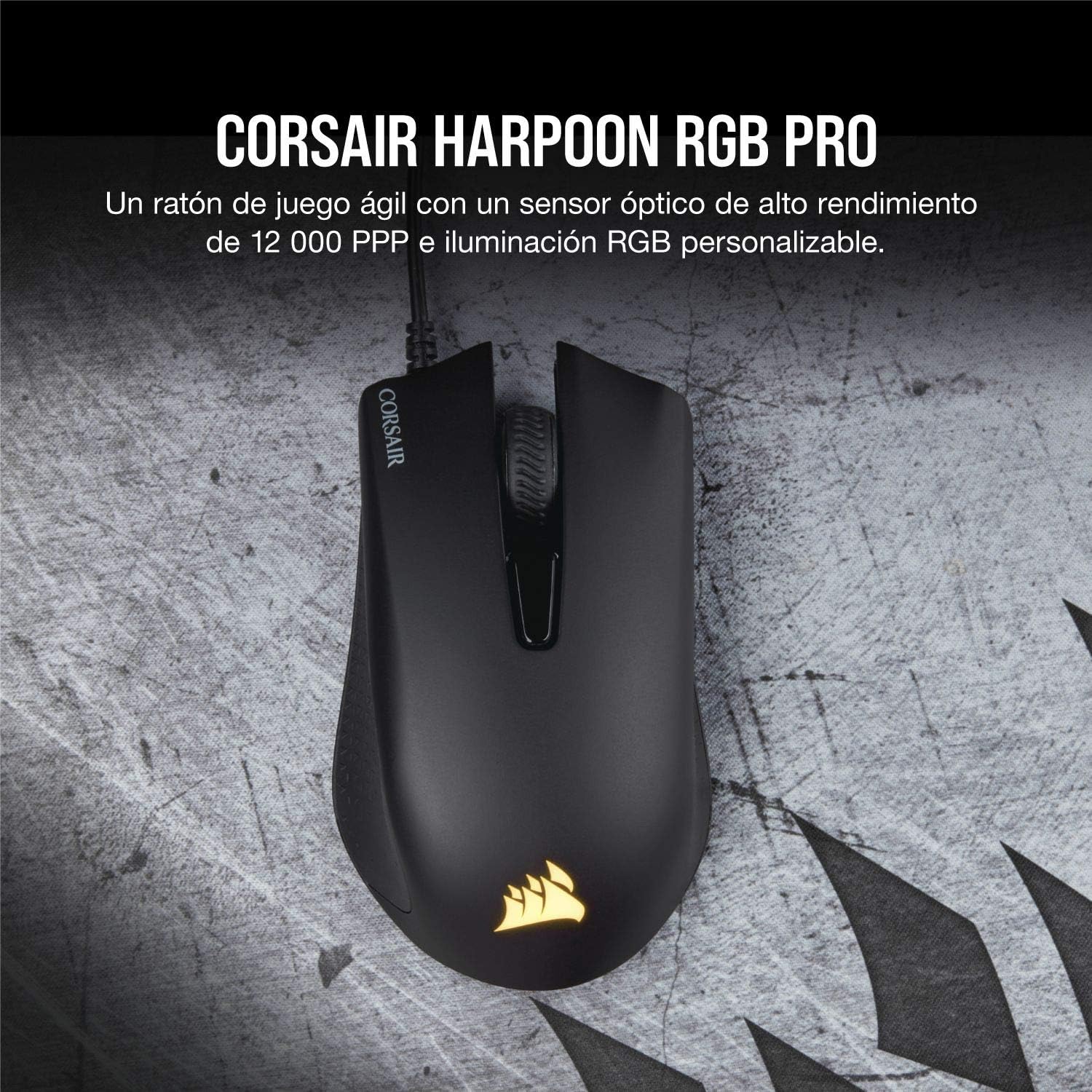 Ratón Corsair Harpoon RGB Pro por 19,90€ ¡¡34% de descuento!!