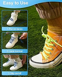Neo-wows Elastic No Tie Flat Shoelaces for