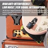 JOYO 5.8GHz Wireless Guitar Transmitter Receiver System JW-06 4 Channels view 5