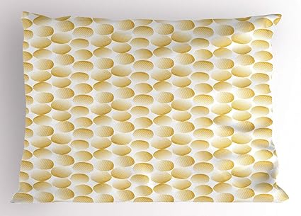 Amazon Com Hfyzt Circle Pattern Pillow Sham Round Forms In Polka