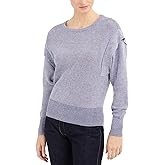 INC International Concepts Womens Acid-Wash Sweater, Inkberry, Size