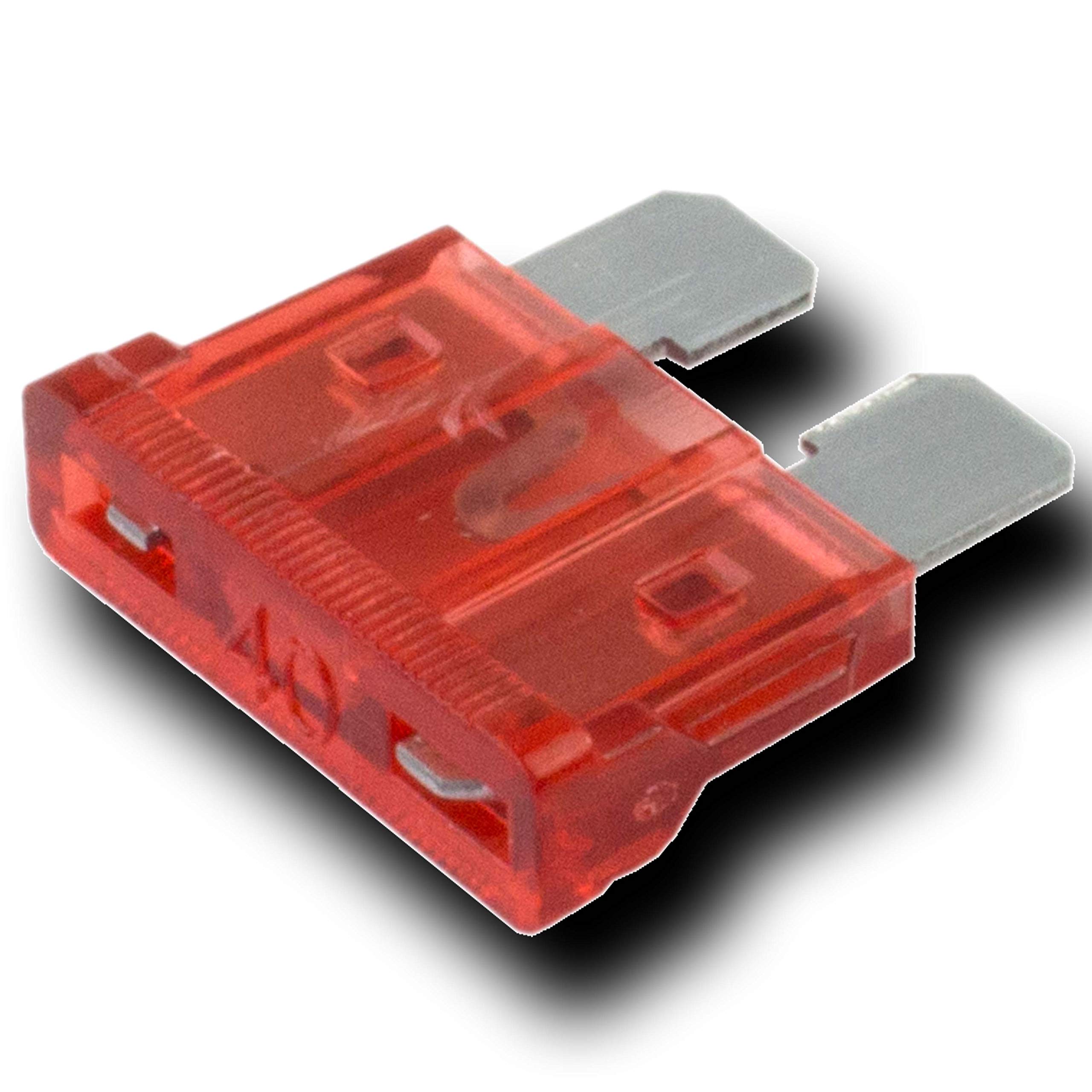 225FWY 10 Pack 40 AMP ATC/ATO Fuse, Orange, Plastic, 40.0 Amps, 32.0 Volts, Through-Hole Mount, ATC40 Model