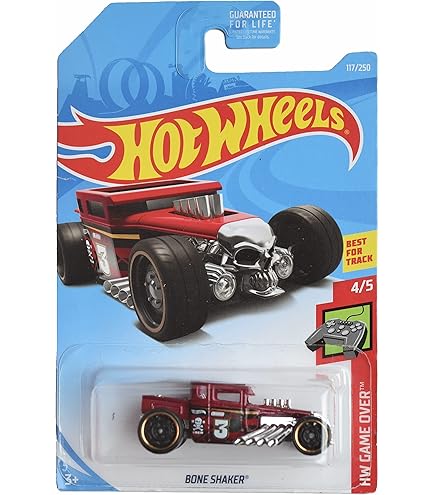 Amazon.com: Hot Wheels 2006 First Editions #6 Bone Shaker Red