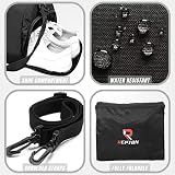 Repton Fitness Gears Gym Duffle Bag 30L with Shoe Compartment Black view 2