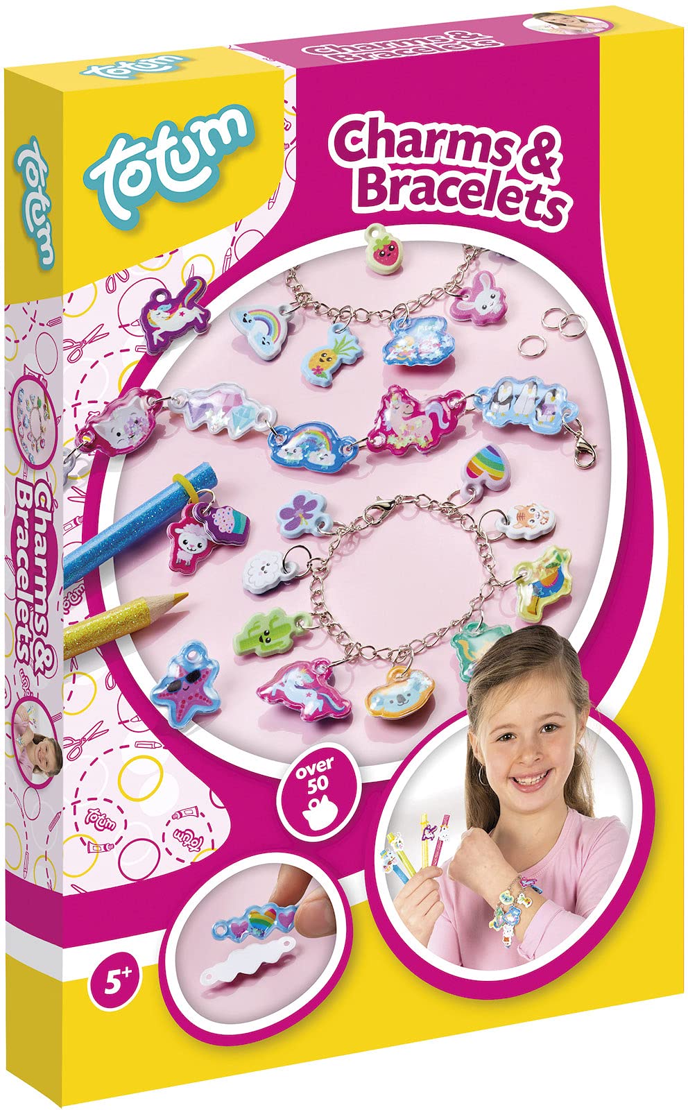 Totum Charm Bracelet Kit - Make Your Own Charm Bracelets - Ages 5+